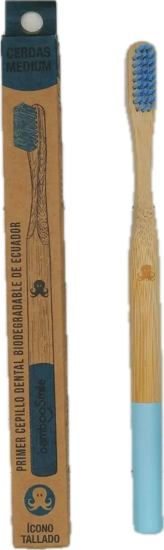 Cepillo de dientes Bamboo Smile de cerdas medias