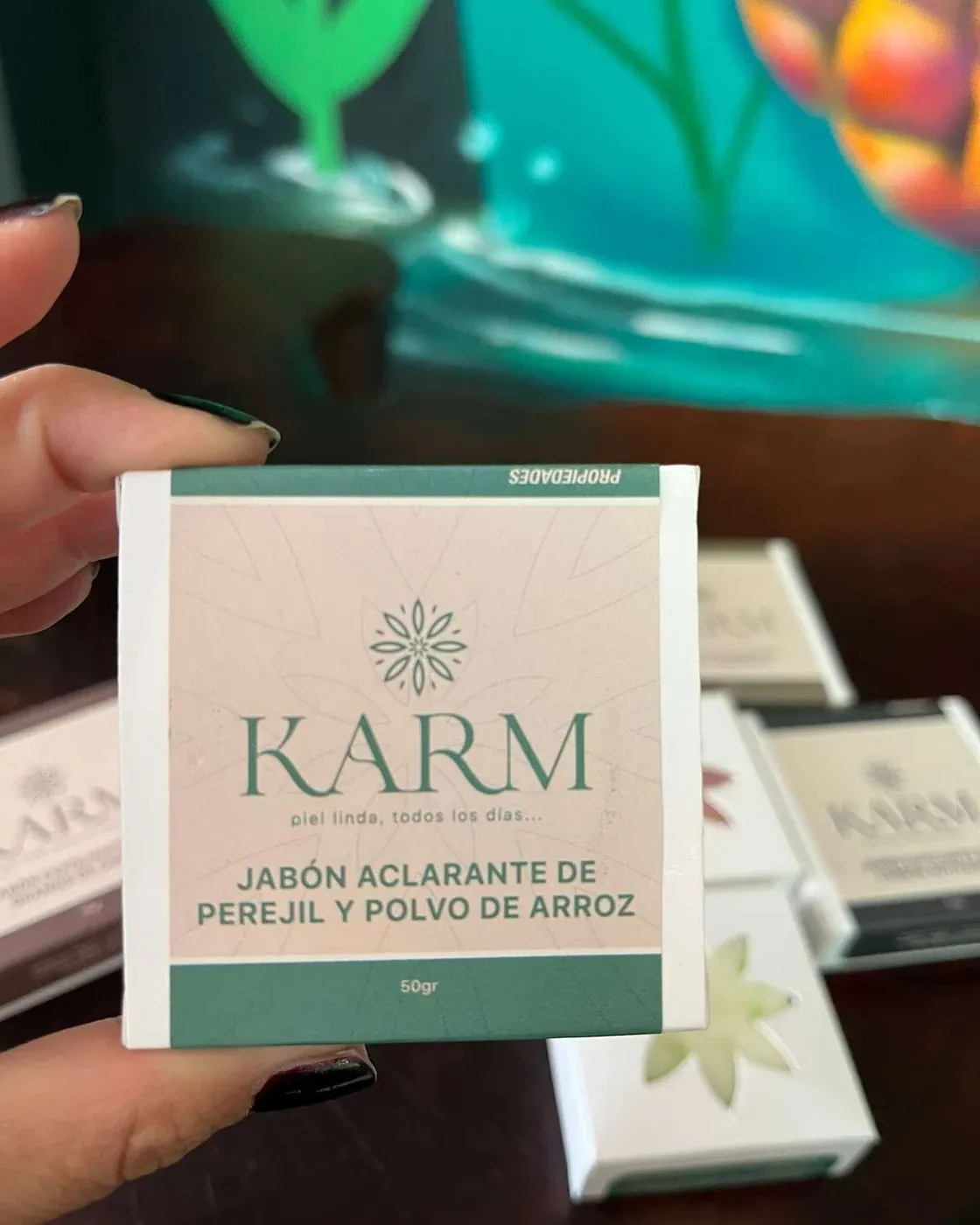 Jabón de Perejil y Polvo de Arroz Karm