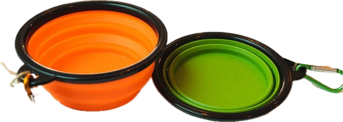 Plato de silicón desplegable para mascotas