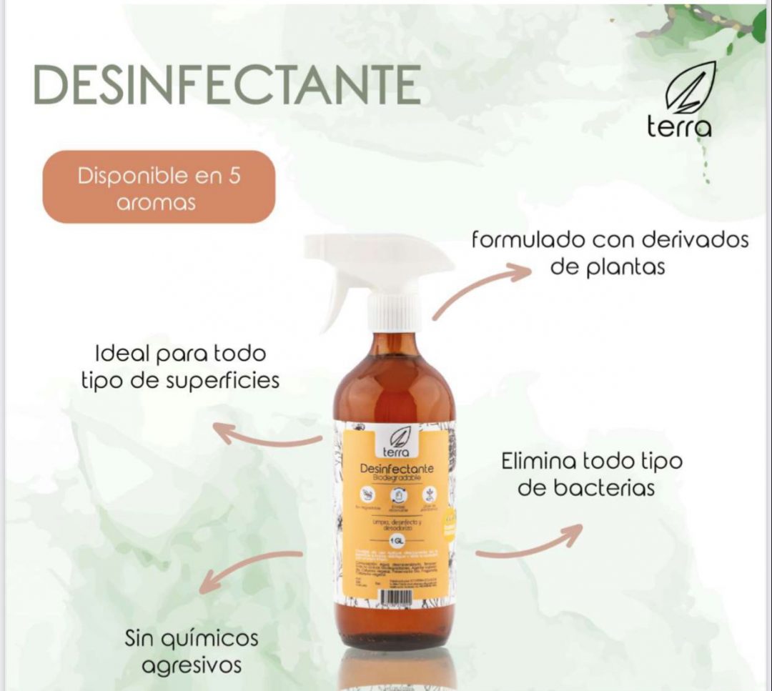 Desinfectante biodegradable Ecoterra