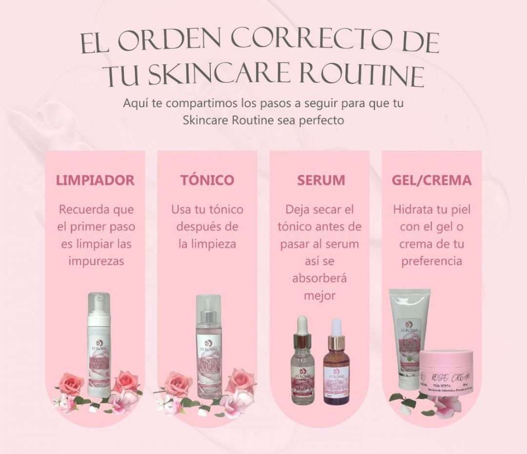 Crema facial de FS rosas para piel mixta - Imagen 3