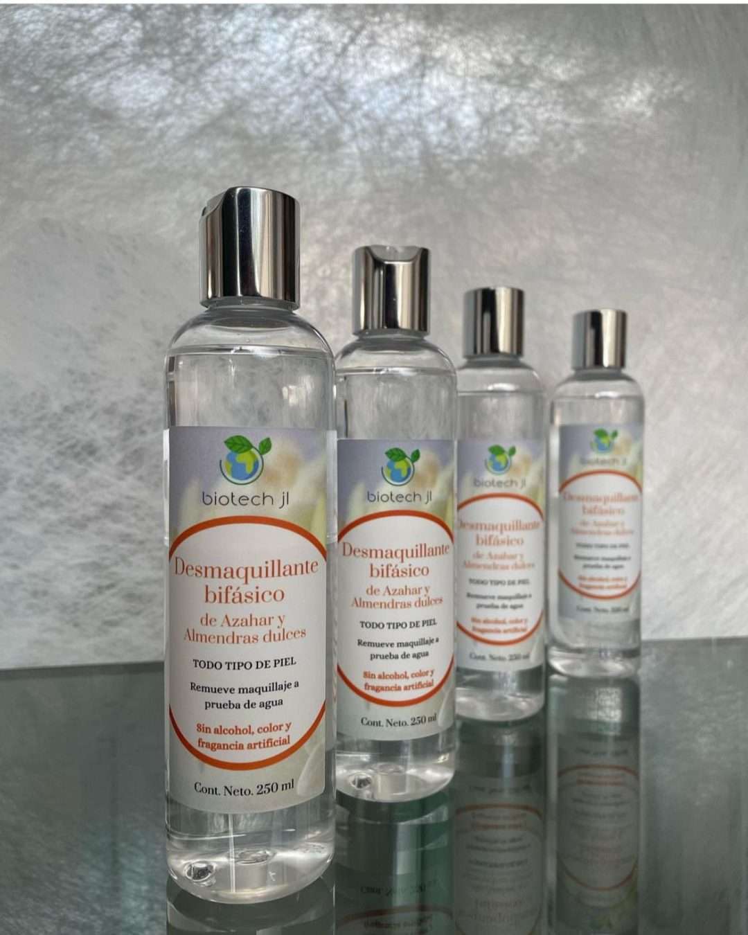 Desmasquillante bifásico Biotech 250 ml.