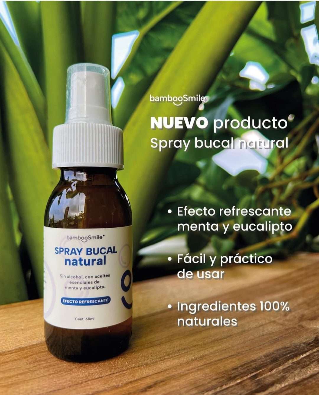 Spray bucal natural