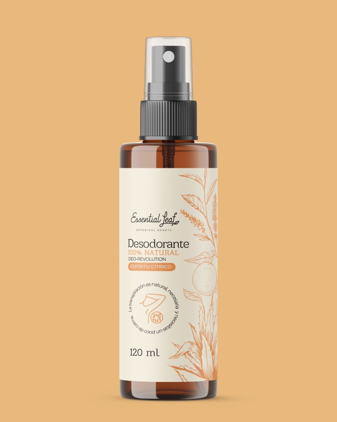 Desodorante en spray con piedra de alumbre Essential Leaf - Imagen 2