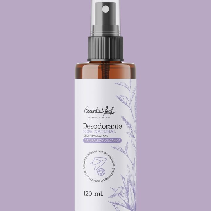 Desodorante en spray con piedra de alumbre Essential Leaf