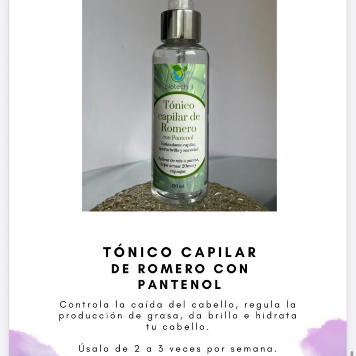 Tónico capilar Romero Biotech