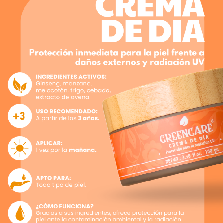 Crema de día Greencare